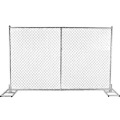 Construction Mobile Site Rent Fence Hire Panel Hot dipped Galvanized Temporary Fence Chain Link Filled with stands